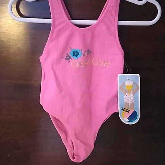 OshKosh Toddler Girl Blue Sea Shells Romper